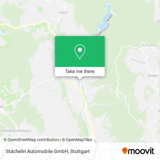 Карта Stächelin Automobile GmbH