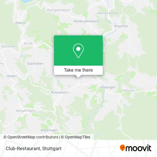 Club-Restaurant map