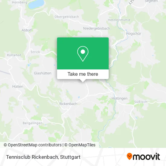 Карта Tennisclub Rickenbach