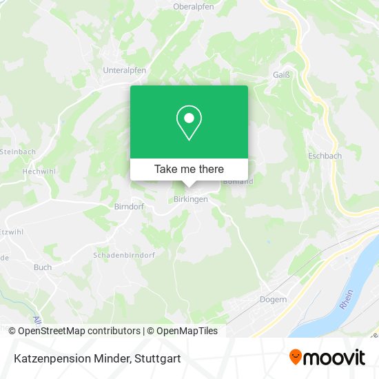 Katzenpension Minder map