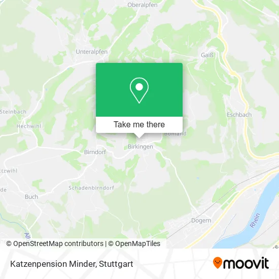 Карта Katzenpension Minder