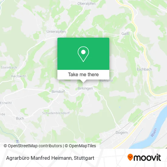 Карта Agrarbüro Manfred Heimann