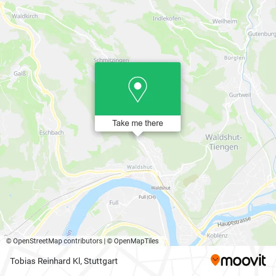 Карта Tobias Reinhard Kl