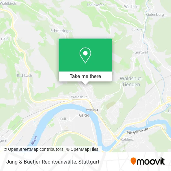 Карта Jung & Baetjer Rechtsanwälte