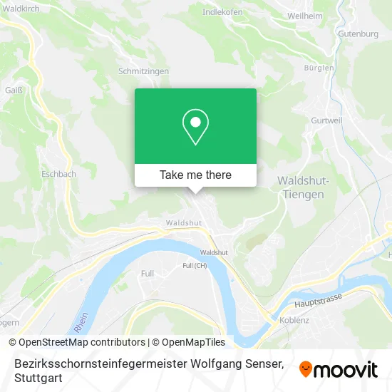 Карта Bezirksschornsteinfegermeister Wolfgang Senser