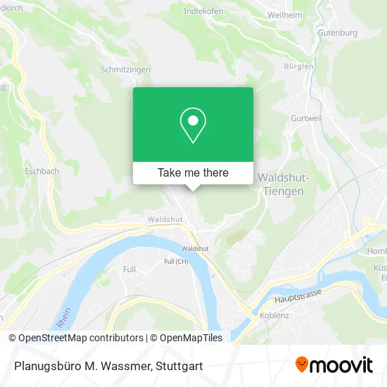 Карта Planugsbüro M. Wassmer