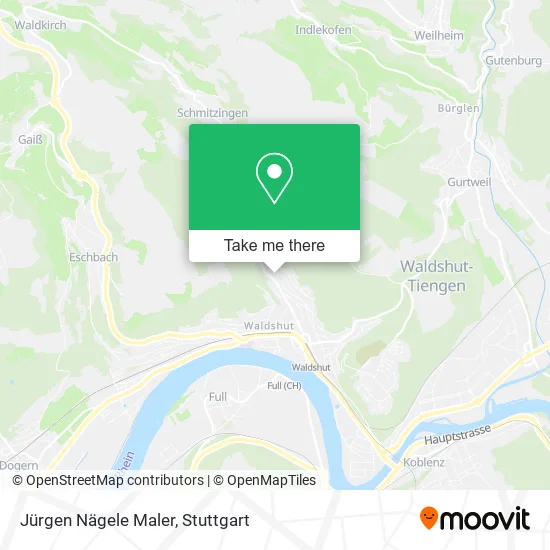 Карта Jürgen Nägele Maler