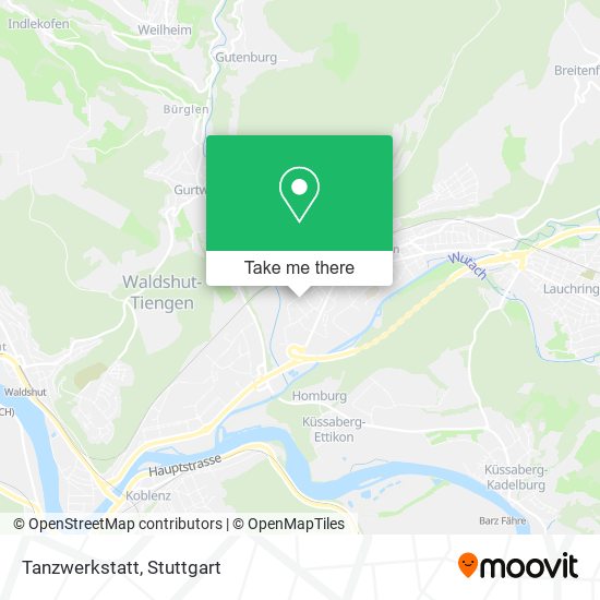 Tanzwerkstatt map