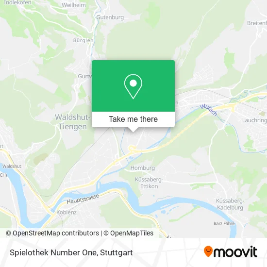 Spielothek Number One map