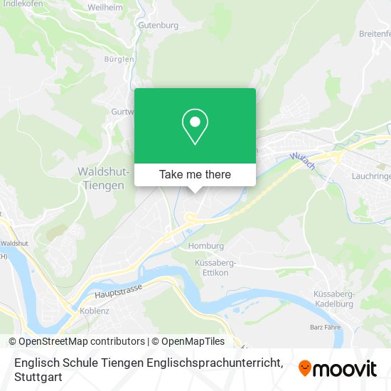 Englisch Schule Tiengen Englischsprachunterricht map