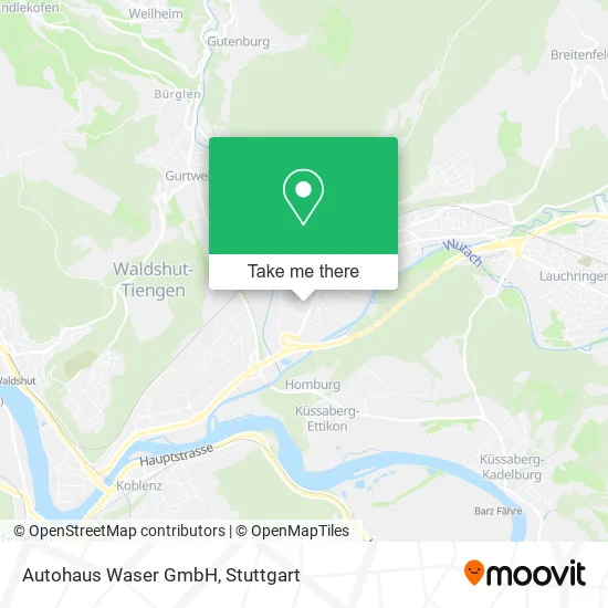 Карта Autohaus Waser GmbH