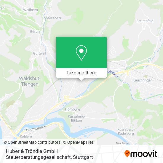 Huber & Tröndle GmbH Steuerberatungsgesellschaft map