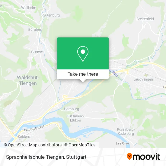 Карта Sprachheilschule Tiengen