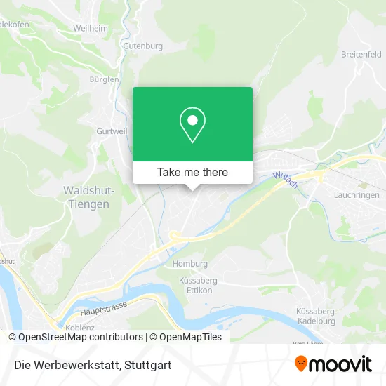 Карта Die Werbewerkstatt