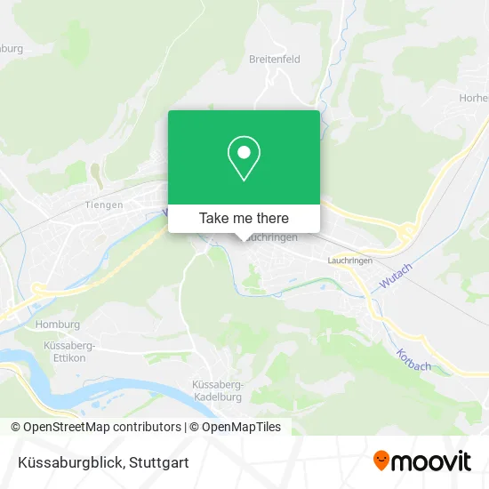 Карта Küssaburgblick