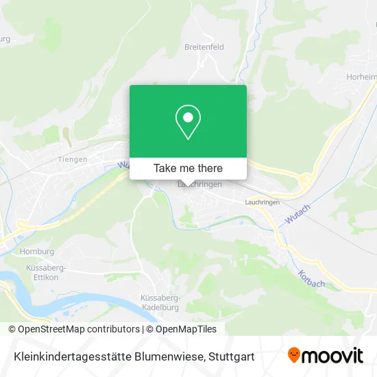 Карта Kleinkindertagesstätte Blumenwiese