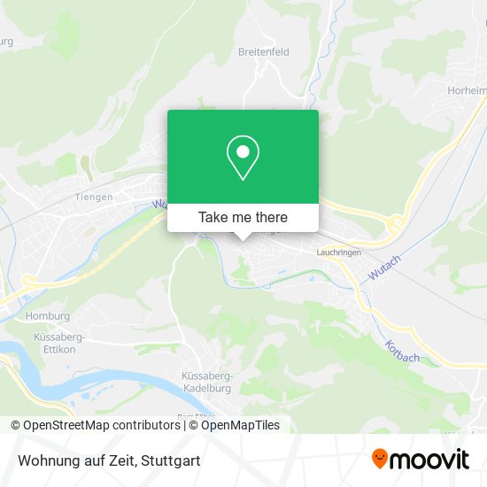 Карта Wohnung auf Zeit