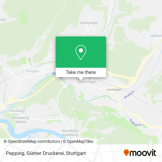 Карта Pepping, Günter Druckerei