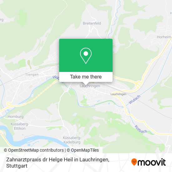 Карта Zahnarztpraxis dr Helge Heil in Lauchringen