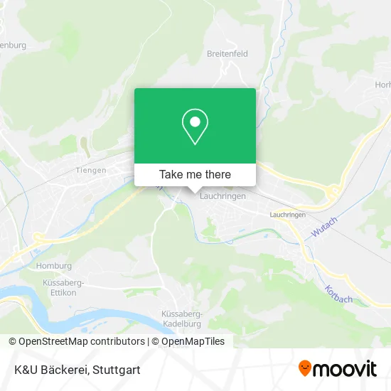 Карта K&U Bäckerei