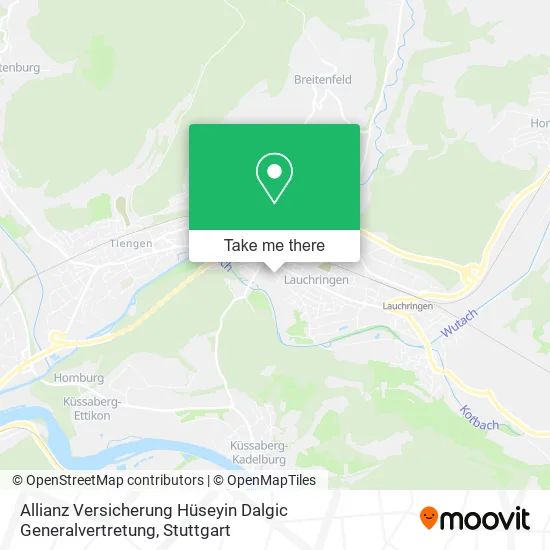 Карта Allianz Versicherung Hüseyin Dalgic Generalvertretung