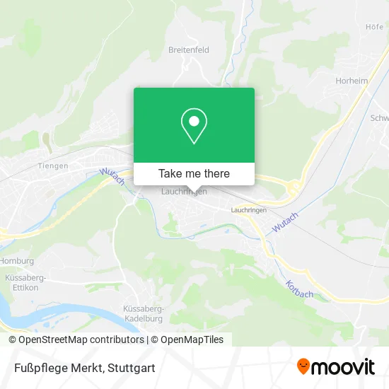 Карта Fußpflege Merkt