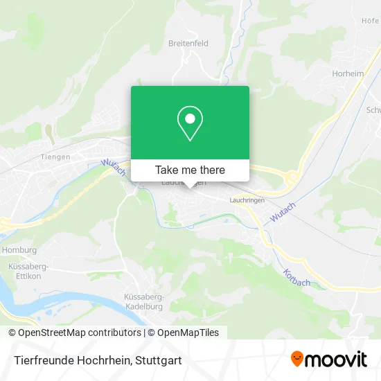 Карта Tierfreunde Hochrhein
