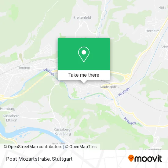 Карта Post Mozartstraße