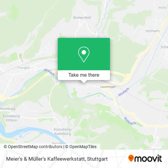 Карта Meier's & Müller's Kaffeewerkstatt