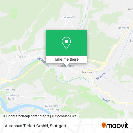 Autohaus Tiefert GmbH map