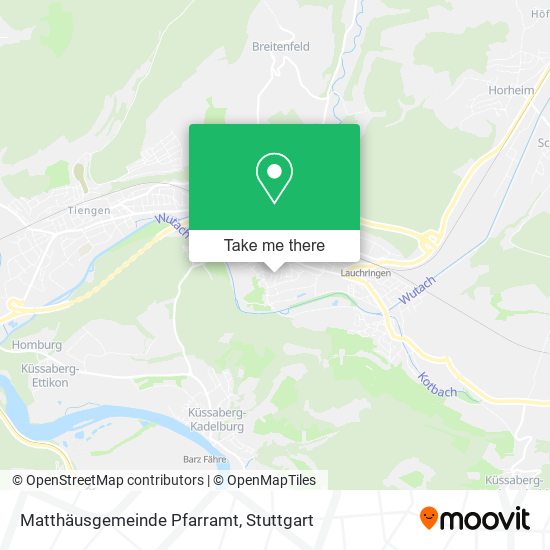 Matthäusgemeinde Pfarramt map