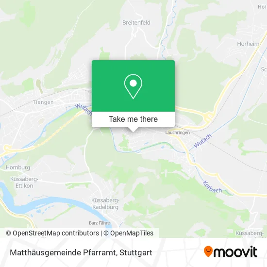 Карта Matthäusgemeinde Pfarramt