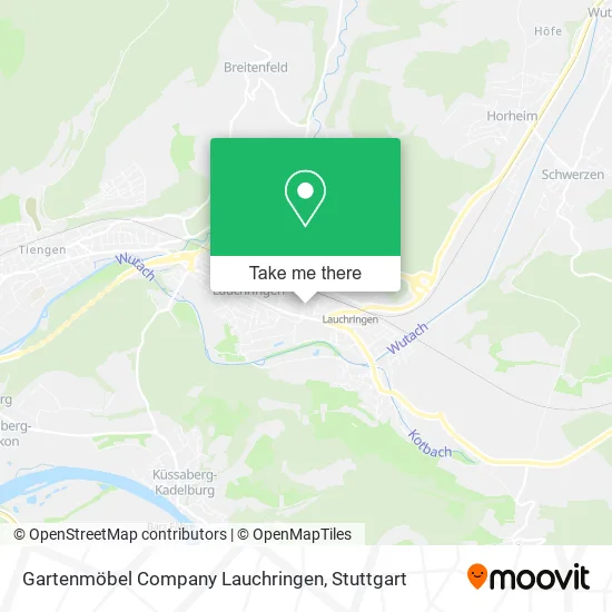 Карта Gartenmöbel Company Lauchringen
