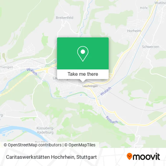Карта Caritaswerkstätten Hochrhein