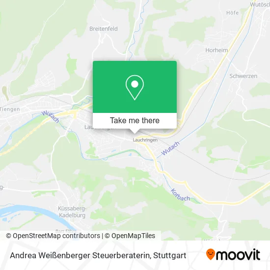 Карта Andrea Weißenberger Steuerberaterin