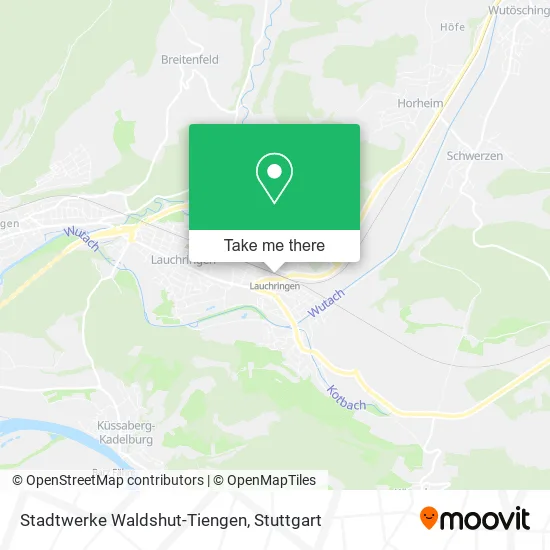 Карта Stadtwerke Waldshut-Tiengen