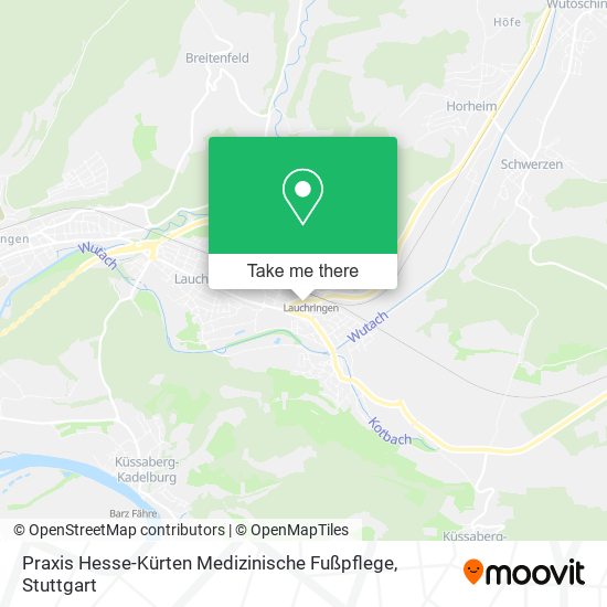 Карта Praxis Hesse-Kürten Medizinische Fußpflege