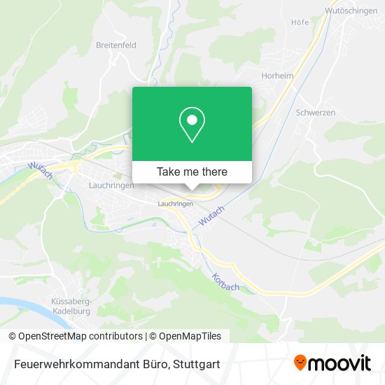 Карта Feuerwehrkommandant Büro