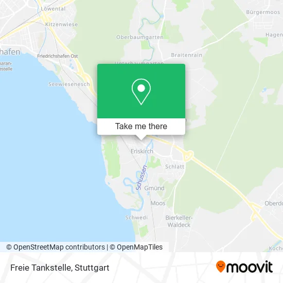 Карта Freie Tankstelle