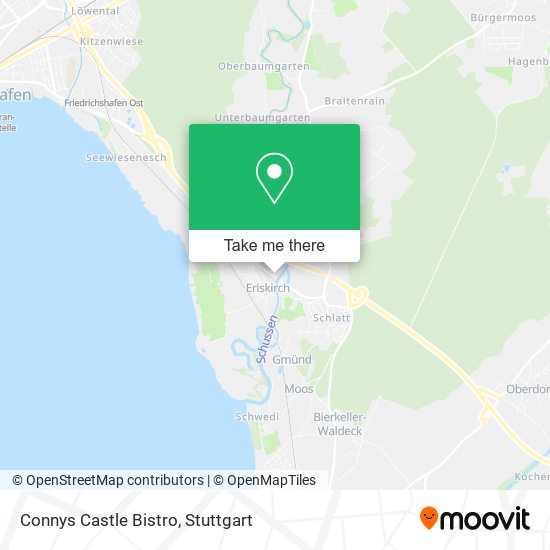 Connys Castle Bistro map