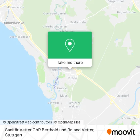 Карта Sanitär Vetter GbR Berthold und Roland Vetter