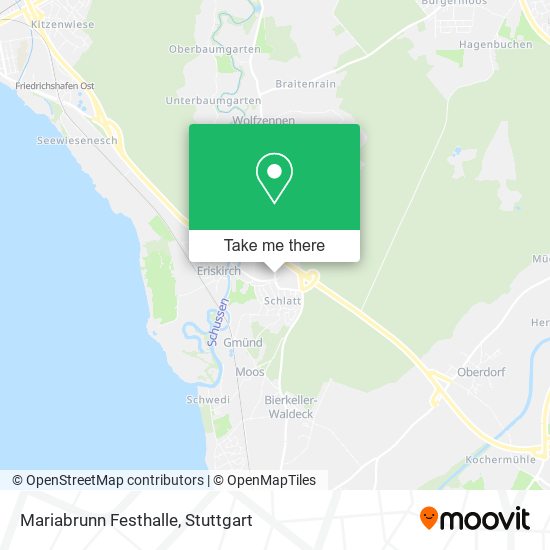 Mariabrunn Festhalle map