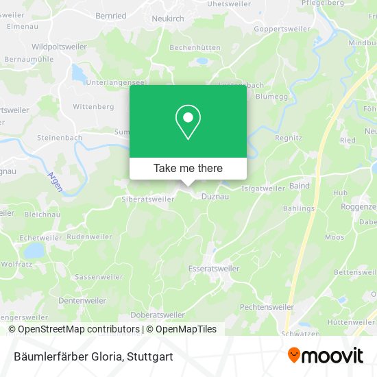 Bäumlerfärber Gloria map
