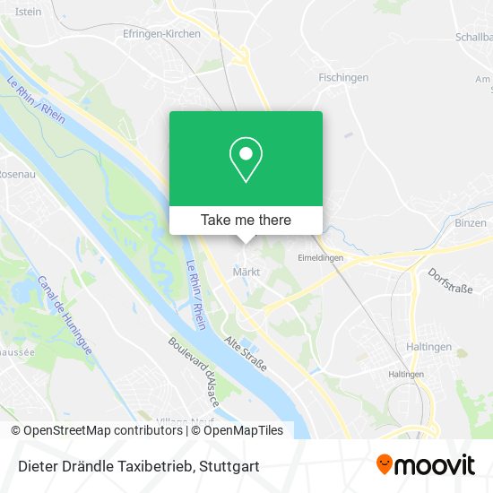 Dieter Drändle Taxibetrieb map