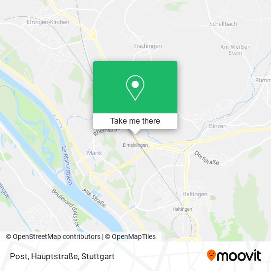 Post, Hauptstraße map