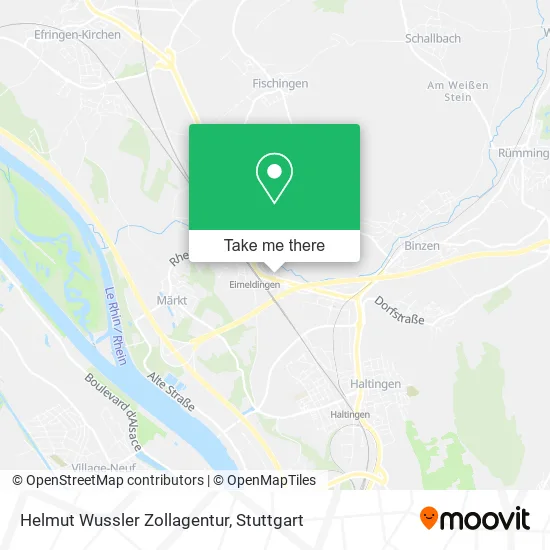 Карта Helmut Wussler Zollagentur