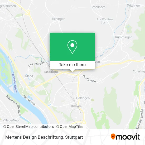 Карта Mertens Design Beschriftung