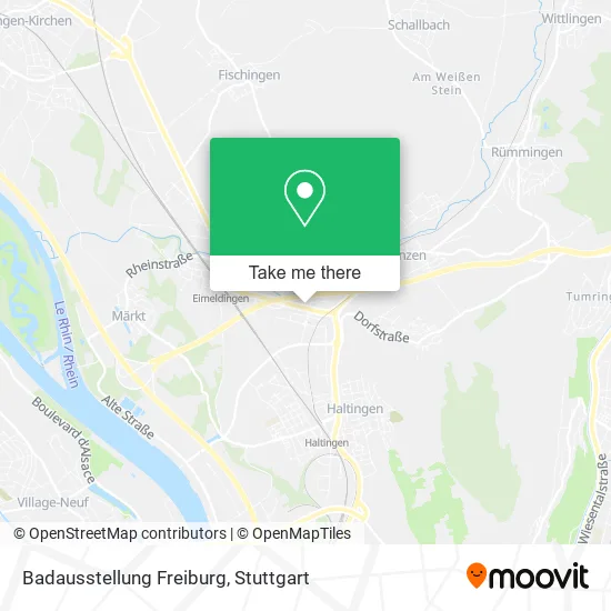 Карта Badausstellung Freiburg