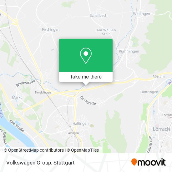 Карта Volkswagen Group