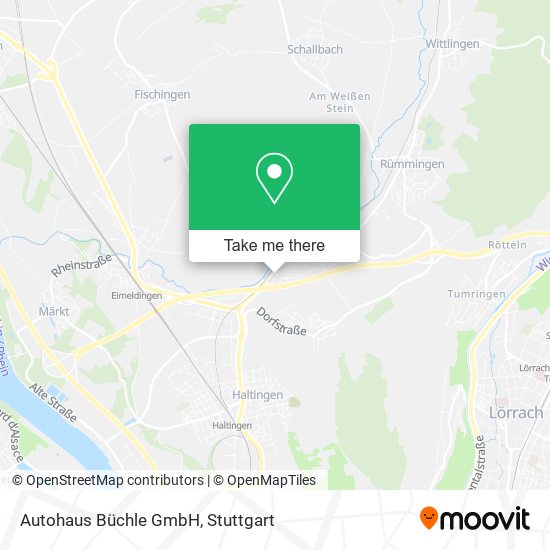Карта Autohaus Büchle GmbH